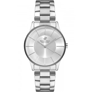 BEVERLY HILLS POLO CLUB , Silver Stainless Steel Bracelet