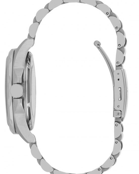 BEVERLY HILLS POLO CLUB, Automatic Silver Stainless Steel Bracelet BEVERLY HILLS