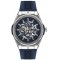 BEVERLY HILLS POLO CLUB , Automatic Blue Rubber Strap