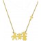 Family necklace, K9 yellow gold