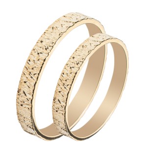 Wedding rings K14, Maschio Femmina yellow gold