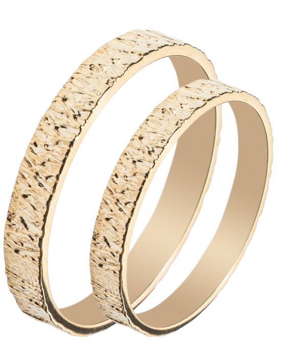 Wedding rings K14, Maschio Femmina yellow gold ENGAMENT RINGS