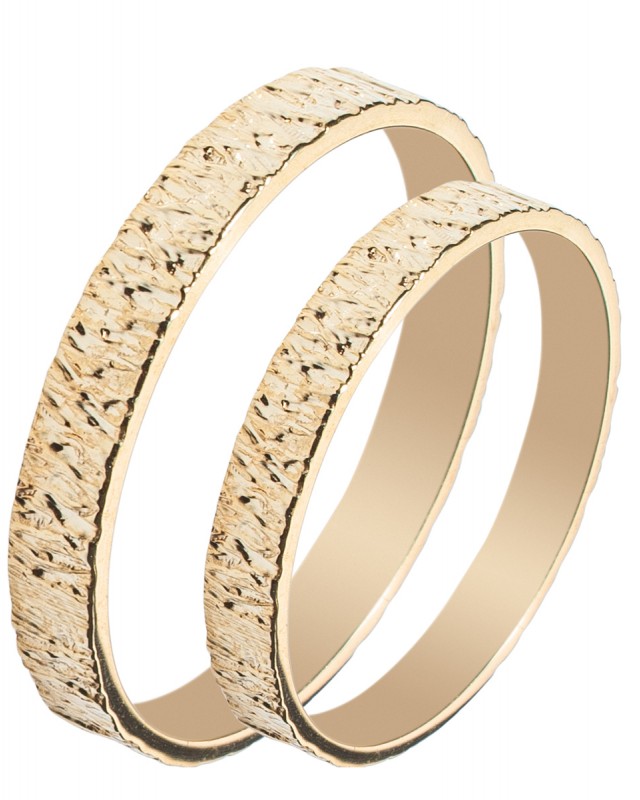 Wedding rings K14, Maschio Femmina yellow gold