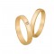 Wedding rings K14, pink gold